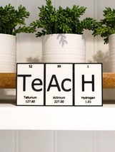 TeAcH | Periodic Table of Elements Wall, Desk or Shelf Sign - £9.50 GBP