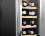 Ivation 12 Bottle Thermoelectric Wine Cooler/Chiller - Stainless Steel -... - $370.99