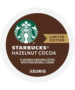 STARBUCKS HAZELNUT COCOA COFFEE KCUPS 22CT - $27.74
