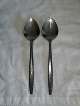 Utica Burnished Black Accent Korea Stainless Steel 2 Tablespoons  - £8.71 GBP