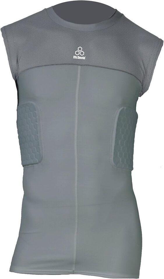 McDavid Football 7910T HexPad 3-Pad Sleeveless Body Shirt Protective Top... - $24.99