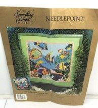 Candamar Designs Needlepoint Tropical Fish Pillow or Picture Kit NEW Open 30731 - $43.20