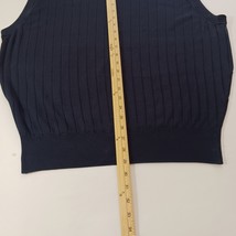 Augusta National Golf Shop Men's Cable Knit Black Spun Sweater Vest Size XL image 11