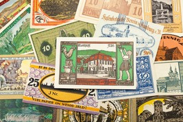 1920-1922 Germany Notgeld (Emergency Money) 25pc - Cities, Castles, Land... - $98.99