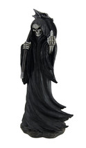 Grim Grouch Reaper Flipping Bird Hand Painted Figurine - £22.41 GBP