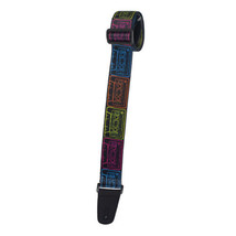 Henry Heller 2&quot; Artist Sublimation Guitar Strap, Cassette Tape - $24.95