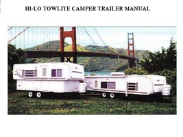 HI-LO 1990-2001 Motorhome Manua Ls 430pg For Towlite Rv 1999 2000 Service Repair - £18.47 GBP