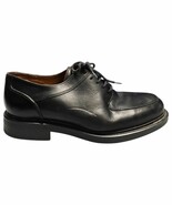 Giorgio Brutini Dress Shoes Mens 8 Black Leather Round Toe Lace Up Rubbe... - $550.62 MXN