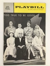 1963 Playbill 54th Street Theatre Lillian Gish in Too Good To Be True - $14.20