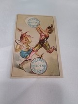 Victorian Trade Card~ Clark&#39;s Mile End Spool Cotton 1880s - £6.32 GBP