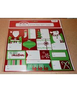 Christmas Foil Gift Tags You Choose Peel &#39;N Stick 36ea 2&quot; x 2&quot; Or 2&quot; x 4... - $34.60 MXN