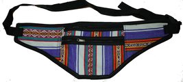 Fair Trade Peruvian Funky Hippy Bumbag/Wallet/Purse/Waist Pack (purple 492) - £17.66 GBP