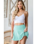 Heimish High Waist Skort Plus Size Women’s Casual Stretchy Skirt with Sh... - $15.63