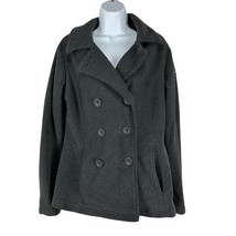 Columbia Women&#39;s Double Breasted Pea Coat Size M Gray - £33.23 GBP