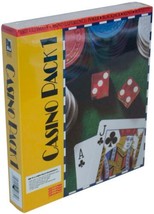 C ASIN O Pack 1 Big Box Pc Video Game Sealed New Vtg 90s 3.5&quot; Disk Poker Blackjack - £36.16 GBP