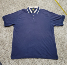 Greg Norman Collection Play Dry Navy Polo Style Golf Shirt Men&#39;s XL - £7.82 GBP