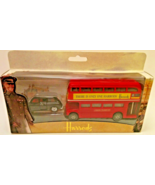 Harrods Scenes of London Black Taxi, Double Decker Bus - $481.04 MXN