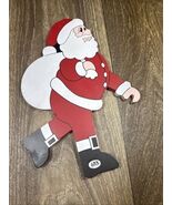 Vintage NCE Wooden Christmas Holiday Santa Hanger Ladder Climber - $7.99
