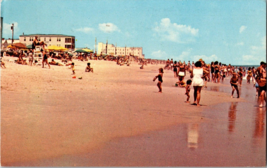 Greetings From Ocean City Maryland MD Clear Beach Sunbathers Postcard VTG (B5) - £3.78 GBP