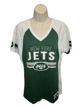 Majestic Fan Fashion New York Jets Womens Large Green &amp; White Jersey - $24.75