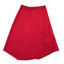 NWT Vince Asymmetric Drape Skirt in Crimson Wool Blend A-line Skirt 8 $325 - $92.00