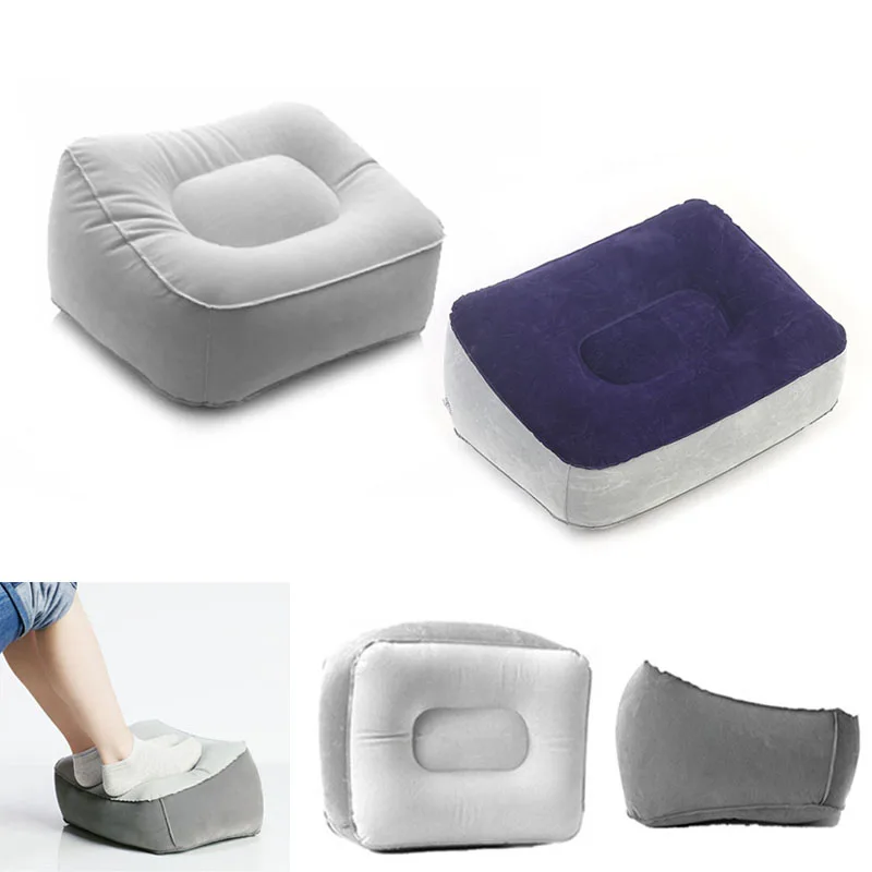 House Home NEW Inflatable Foot Rest Cushion for Under Desk Leg Support Pillow Kn - £19.98 GBP