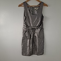 Ya Los Angeles Silver Women&#39;s Dress With Bow Small - £20.50 GBP