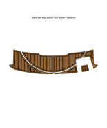 2004 Sea Ray 200SP SSP Swim Platform Pad Boat EVA Teak Deck Foam Faux Fl... - $408.94 CAD