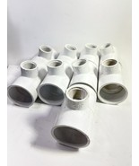 Qty-9 LASCO 2” X 2” Socket X 1” FNPT PVC Reducer Tee Schedule 40 Fitting - €28,48 EUR
