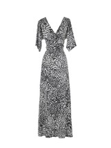 NWT Lilly Pulitzer Parigi Maxi in Onyx Home Slice Stretch Jersey Dress XS - £116.77 GBP