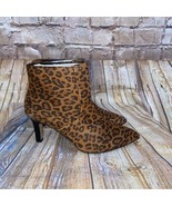 Clarks Illeana Petal Ankle Boot in Tan Suede Leopard Size 6.5W NEW - £46.01 GBP
