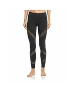 Alo Yoga Multi Leggings Black Mesh Inset Yoga Pants SZ XXS New - $149.00