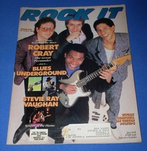 Robert Cray Rock It Magazine Vintage 1987 Stevie Ray Vaughan Blues Underground - £23.46 GBP