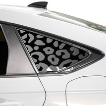 Fits Honda Accord Sedan 2023 Window Leopard Cheetah Print Cow Decal Sticker - £27.48 GBP