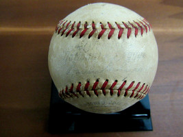 Carl Hubbell Giants Hof Signed Auto Era Spalding Warren Giles Gu'ed Baseball Jsa - $1,286.99