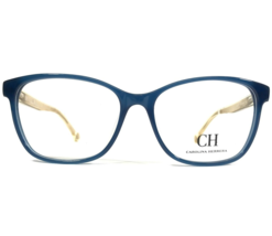 Carolina Herrera Eyeglasses Frames VHE676 COL 0U36 Polished Blue Gold 54-16-140 - £58.32 GBP