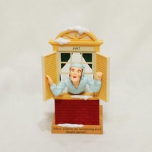 Away to the Window The Night Before Christmas Ornament 1997 Hallmark 4" Resin - £13.89 GBP