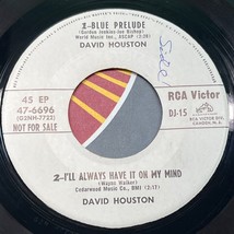 David Houston Blue Prelude / Porter Wagoner Seeing Her Only 45 Country EP Promo - $17.47