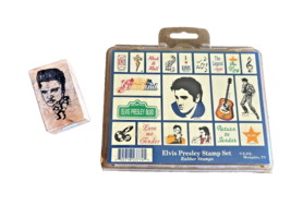 Elvis Presley Inkadinkadoo Rubber Stamp Set 20 Stamps Vintage Rare New in Pkg - £36.52 GBP