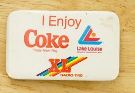 Vintage Pinback Button Coca Cola Soda Pop Advertising Lake Louise XL Rad... - $14.84