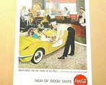 5 Vintage COCA COLA (3), TEXACO (1), WHITE ROCK (1) WATER Print Advertis... - $29.50