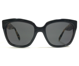 PRADA Sunglasses SPR 07P NAI-0A7 Black Tortoise Cat Eye Frames Black Lenses - £74.39 GBP