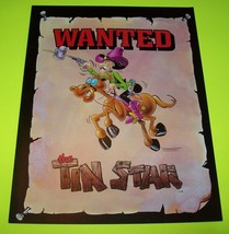 The Tin Star Arcade Flyer Original 1984 Video Game Western Cowboy Vintage Unused - £15.16 GBP