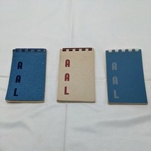 (3) 2.5&quot; X 4&quot; Vintage AAL Aid Association For Lutherans Notepad Blank Pages - £14.00 GBP