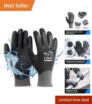 Windproof Winter Work Gloves for Indoor &amp; Outdoor Use - Touchscreen Enabled - $24.70