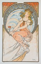 Mucha Foundation The Arts Painting Fine Art Limited Edition Lithograph COA S2 - £530.81 GBP