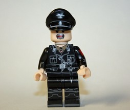 Minifigure Custom Toy German SS Officer Brown shirt Nazi WW2 Army - £4.95 GBP