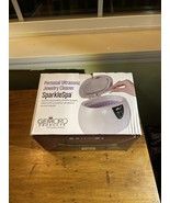 GemOro Sparkle Spa Ultrasonic Cleaner Silver Brand new - $67.70 CAD