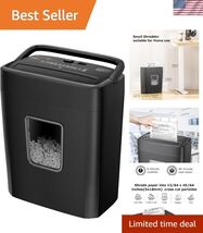 Paper Shredder, 8-Sheet Crosscut Shredder with 4.2 Gallon Bin Shred Cred... - $71.72