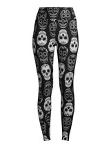 No Boundaries Juniors&#39; Basic Leggings Size XXXL/3XG 21 Skull  (LOC TUB -100) - £11.67 GBP